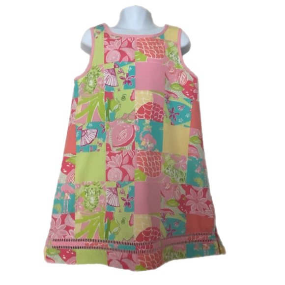 Lilly Pulitzer | Dresses | Lilly Pulitzer Girls Pink Shells Pastel Cut ...